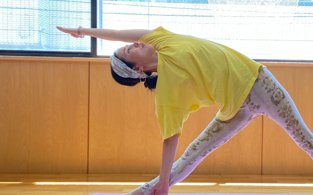 Komichi’s Yoga Classes in August 2023 at @Yoga Studio in Kichijoji.