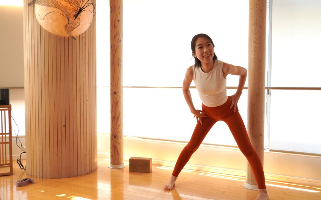 New instructor, Mariko, she will be teaching  Vinyasa Yoga based classes.