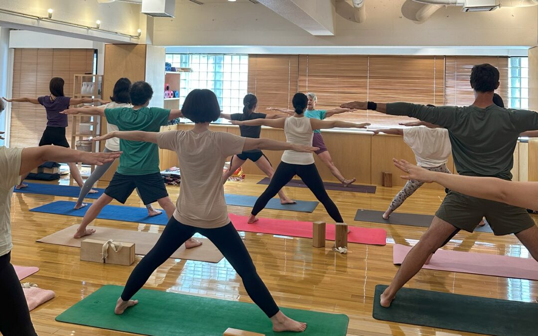 We had a Groins and Psoas Release class. at @Yoga Studio in Kichijoji.